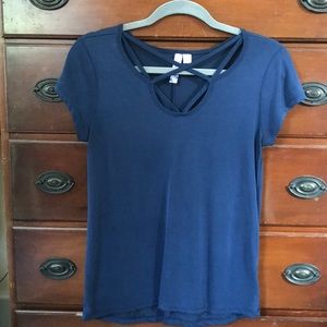 Navy Blue Fracesca’s Top- XS